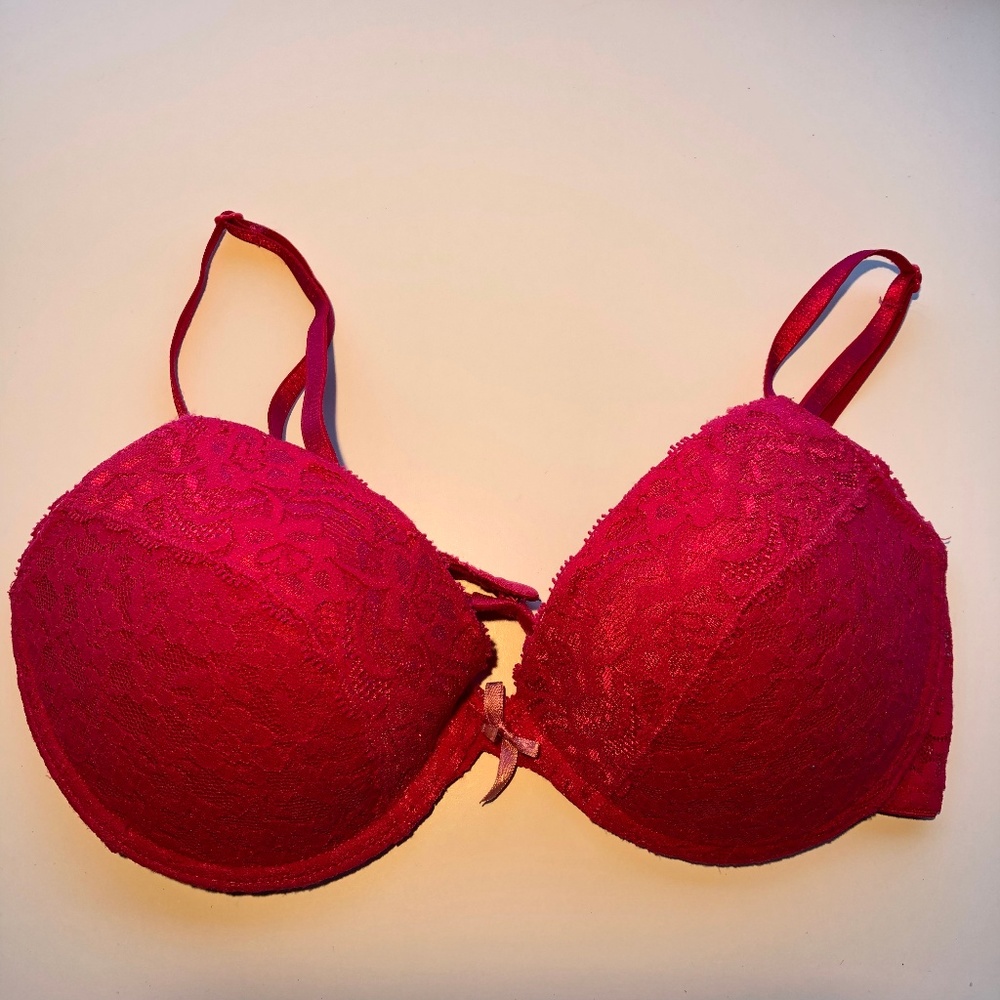 H&M Fuchsia Pink Padded Bra 34C